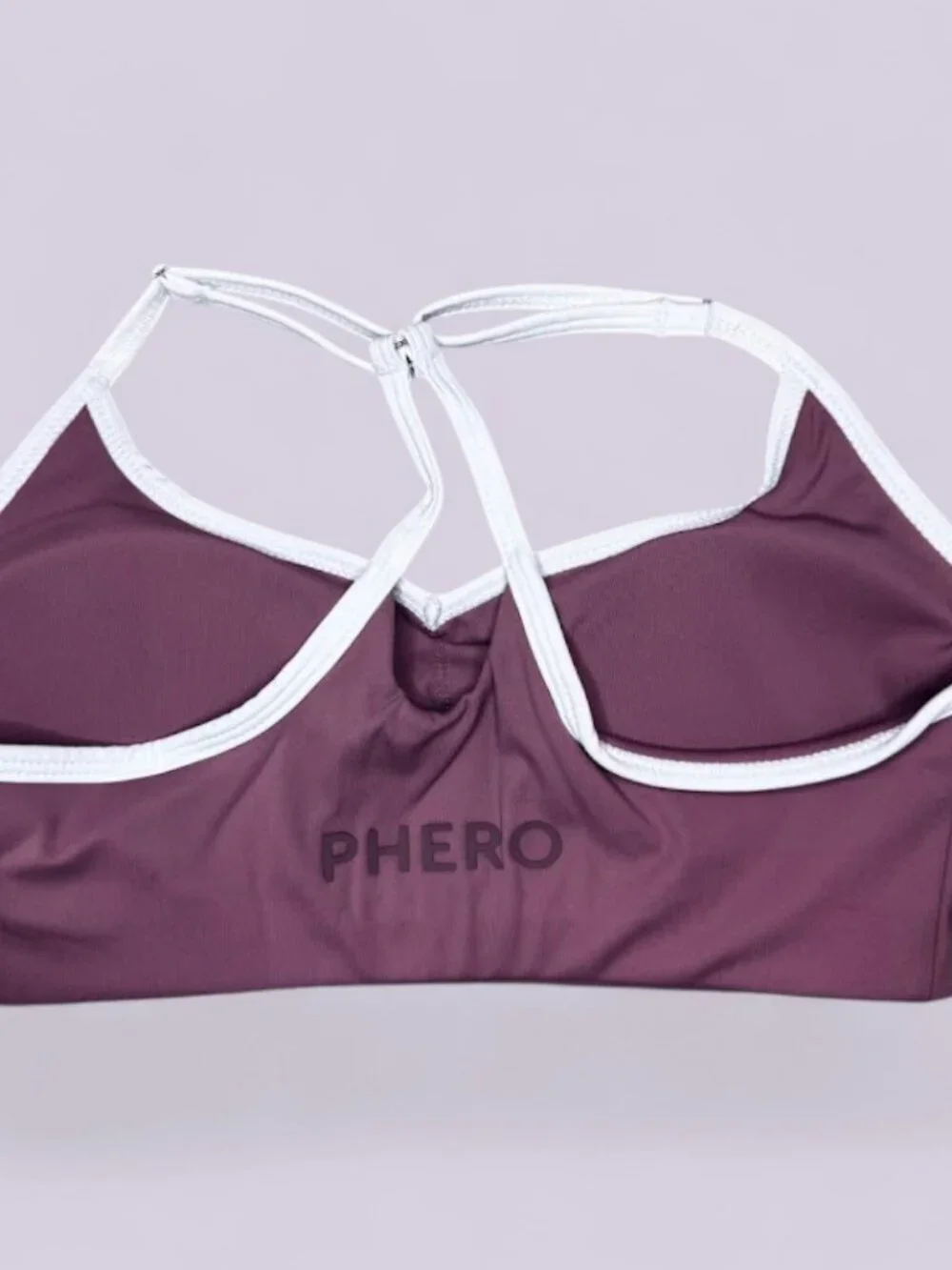 Mauve Pink Heart Detail Legging & Sports Bra Set Small